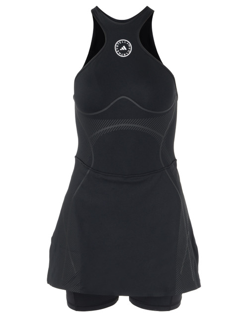 Vestido de running Adidas by Stella McCartney en tejido negro