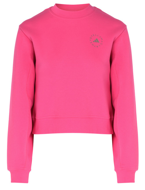 Sweatshirt Adidas by Stella McCartney en coton fuchsia