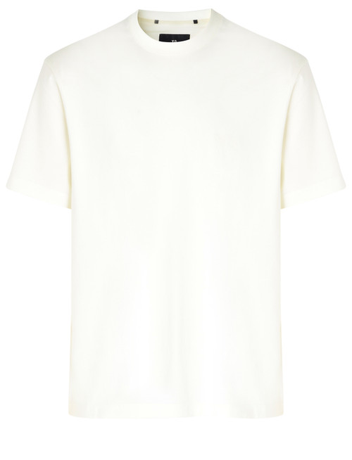 T-Shirt Y-3 Entspannt in weißer Baumwolle