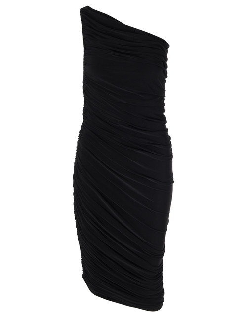 One-shoulder dress Norma Kamali black