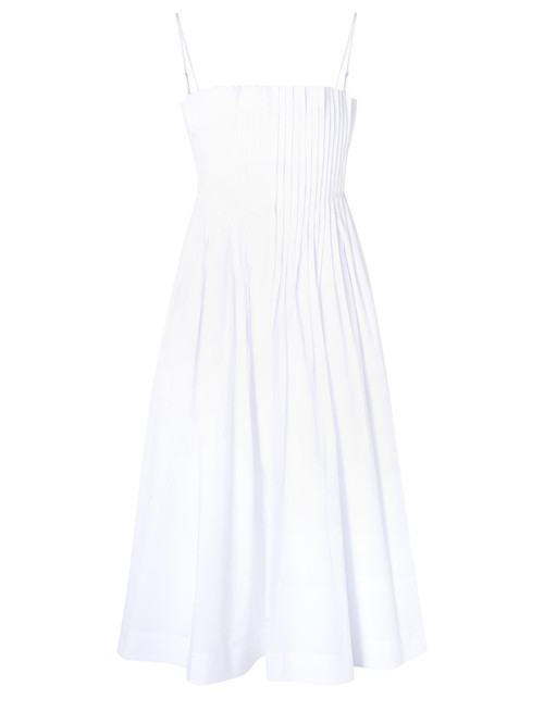 Midi dress Staud optical white