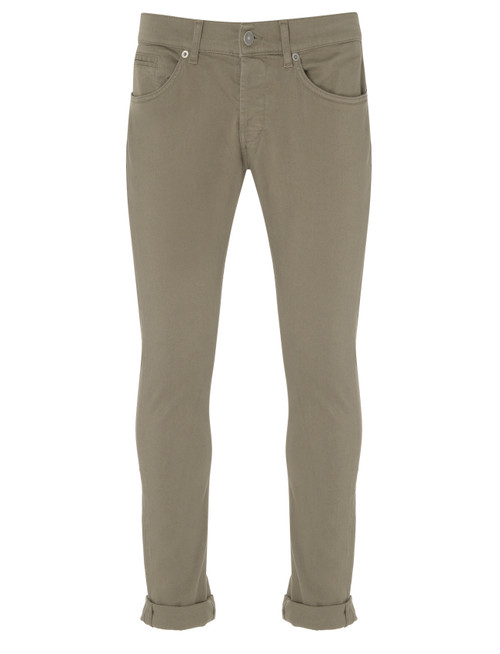 Jeans skinny Dondup George in bull stretch color verde