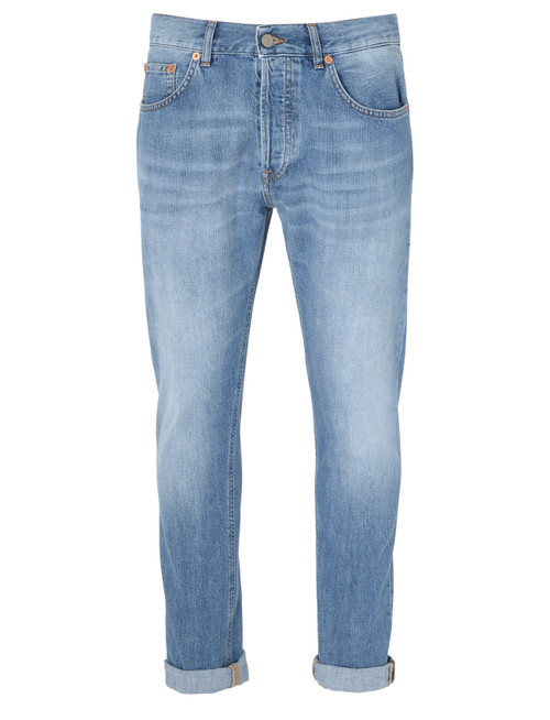 Dondup Jeans Icon Regular en denim bleu clair