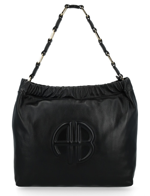 Borsa a spalla Anine Bing Kate in pelle nera