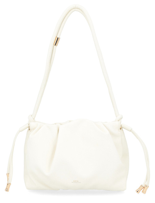 Shoulder bag A.P.C. Ninon white