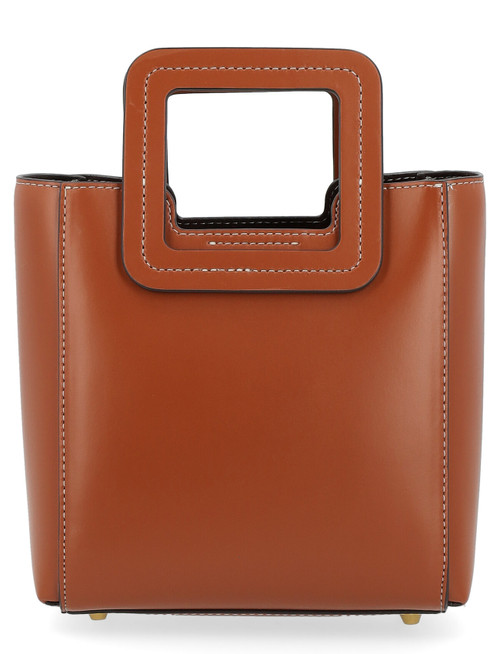 Hand bag Staud Mini Shirley leather-colored