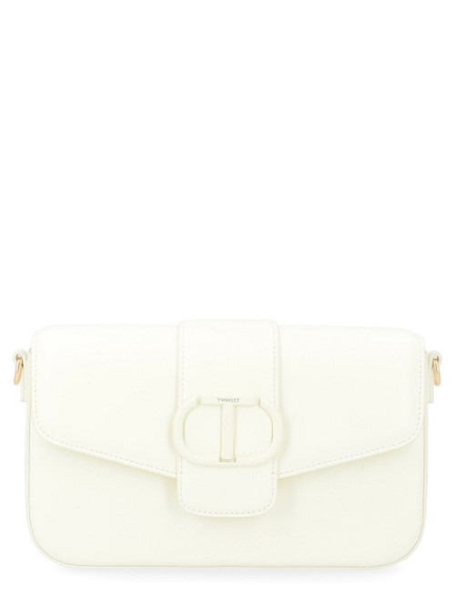 Bag Twinset Amie in white leather