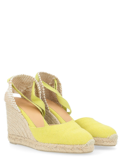 Castaner CARINA82502013 関税送料込 Espadrilles Castañer Tina in lime green fabric