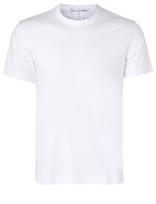 Camiseta Comme des Garçons Shirt algodón blanco de manga corta