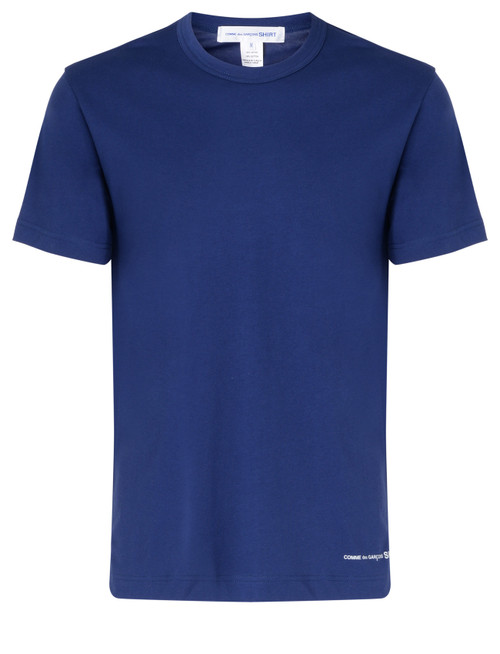 T-shirt Comme des Garçons Shirt in cotone colore blu