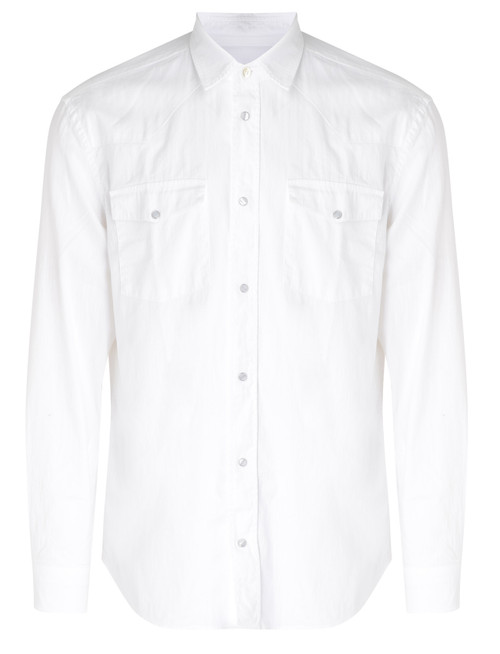 Camicia texana Dondup bianca