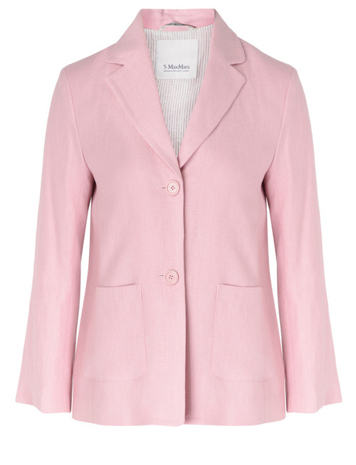 Veste croisée 'S Max Mara ', lin rose