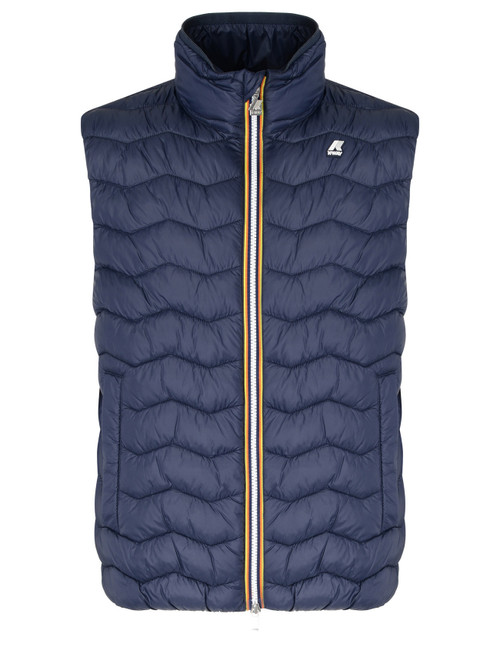 Padded vest K-Way Valen blue