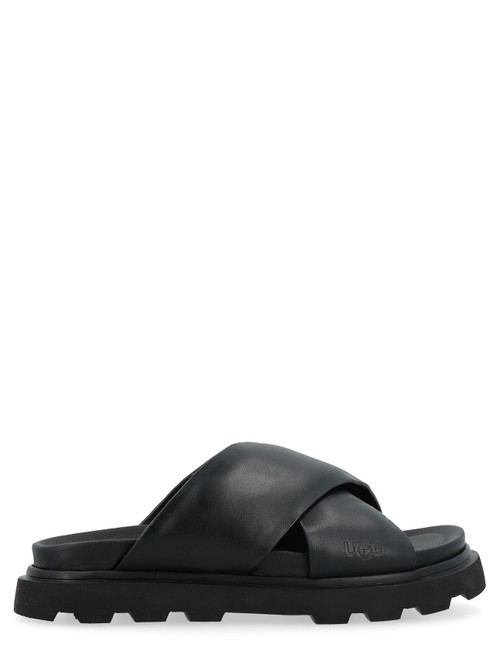 UGG Capitelle Crossband Sandale schwarz