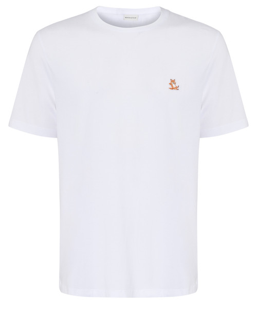 T-Shirt Maison Kitsuné Chillax Fox bianca