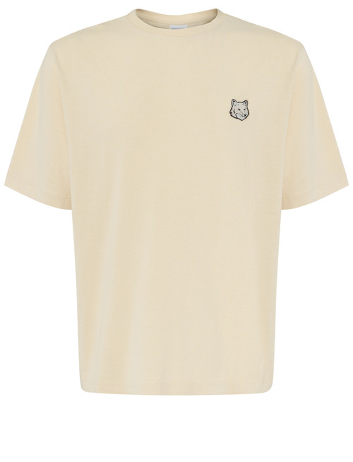 T-Shirt Maison Kituné Bold Fox Head beige