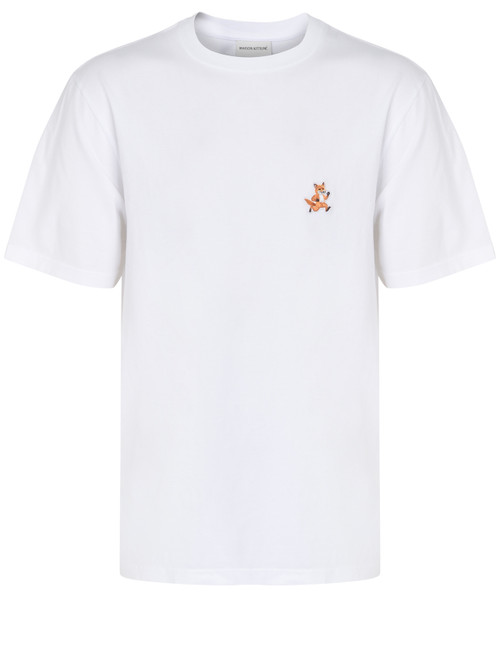 Camiseta Maison Kitsuné Speedy Fox blanco
