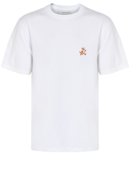 T-Shirt Maison Kitsuné Speedy Fox weiß