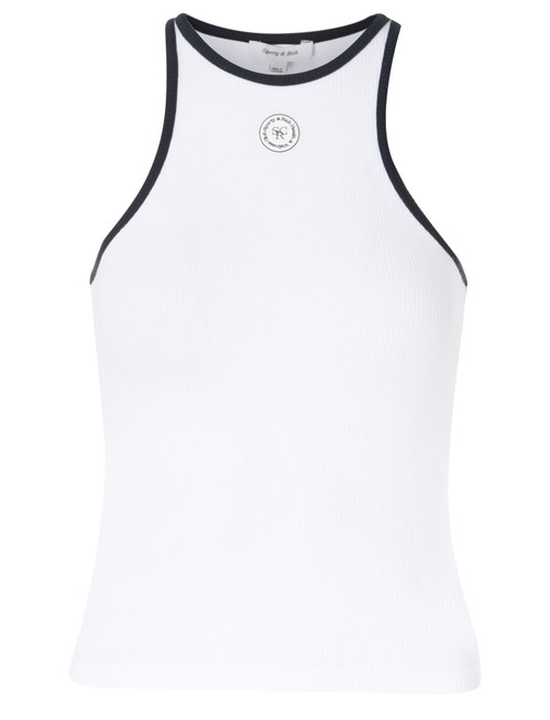 Top Sporty & Rich SRHW en coton blanc