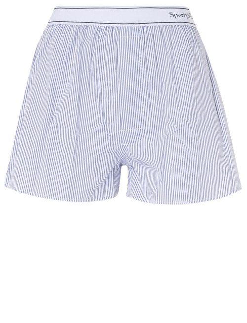 Boxer Shorts Sporty & Rich with blue and white stripes