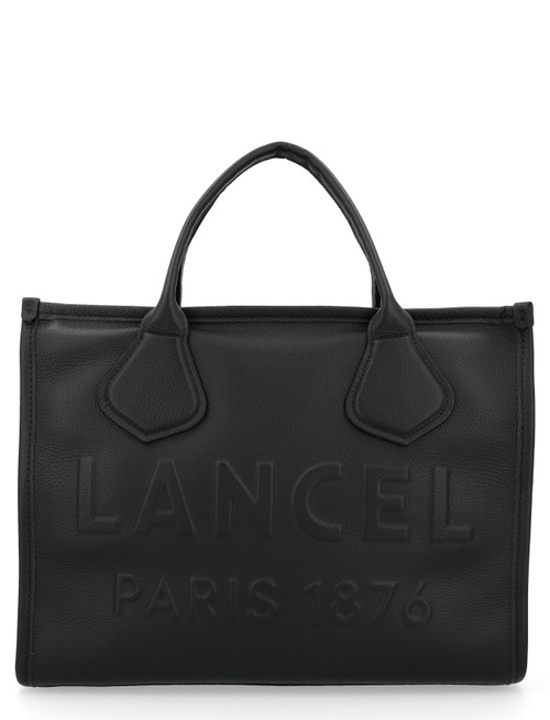 Lancel Jour M Tote Bag aus schwarzem Leder
