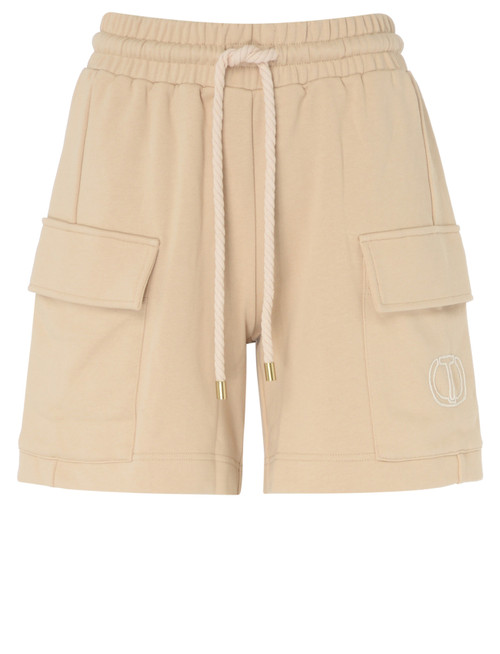 Shorts Twin Set in cotone beige