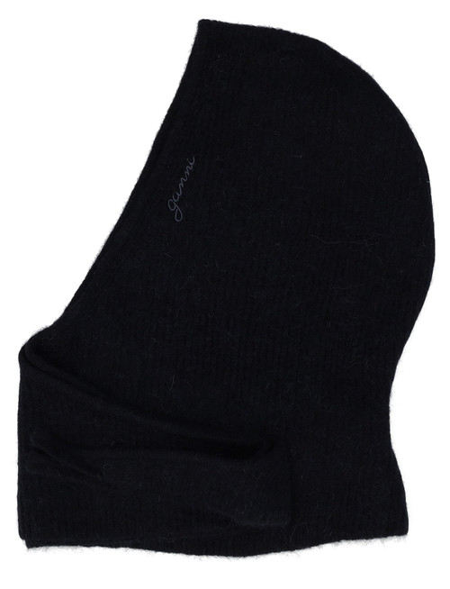 Balaclava Ganni in lana nero Balaclava Ganni in lana nero