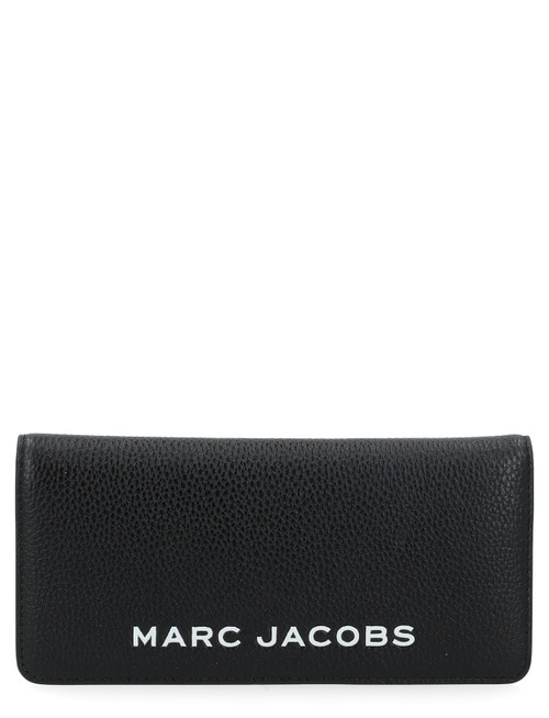 Portafoglio Marc Jacobs nero con logo
