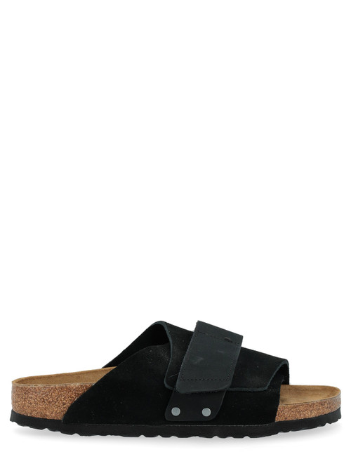 Birkestock Kyoto sandal in black suede