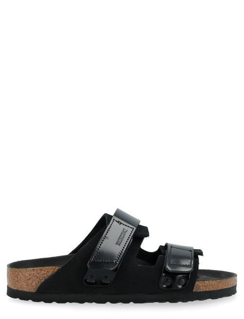 Sandale Birkestock Uji en cuir noir