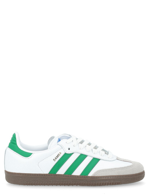 Sneaker Adidas Originals Samba bianca e verde