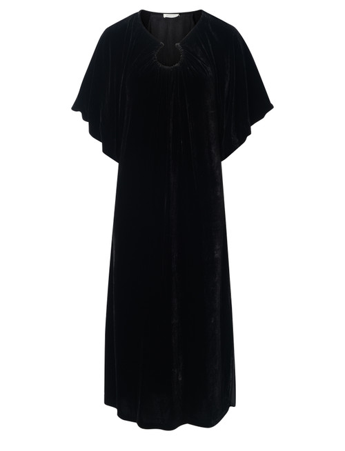 robe rosace noire 1