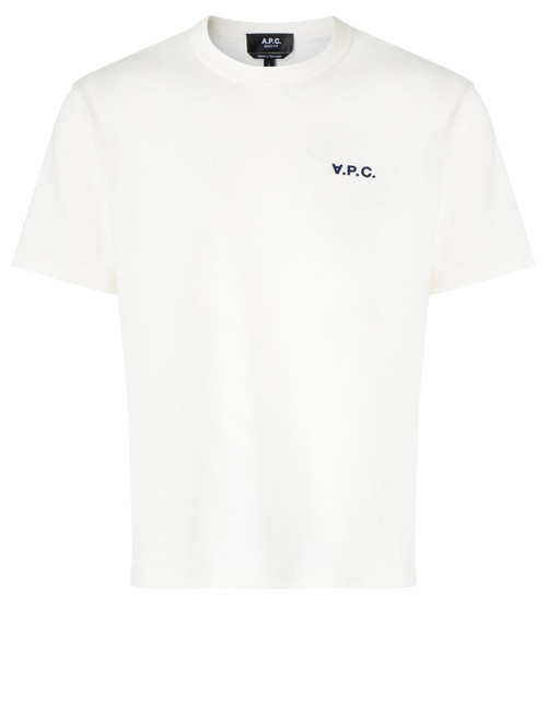 T-shirt A.P.C. Boxy Petit in cotone biologico bianco