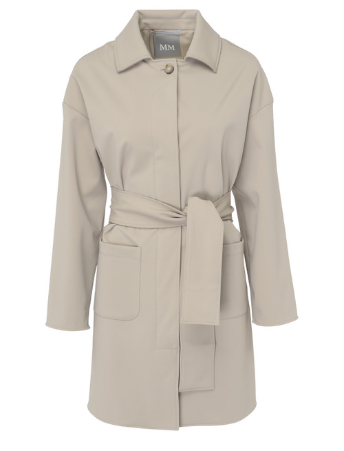 MAX MARA|COATS (MORIANA (16021037 011 / 16021037600 011 Max Mara MM Moriana raincoat in sand-colored technical
