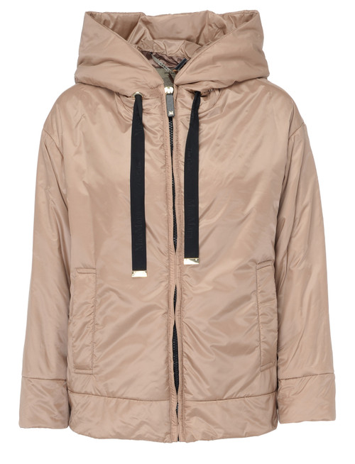 Max Mara The Cube Daria Padded Sweatshirt in Camel Canvas | H-Brands