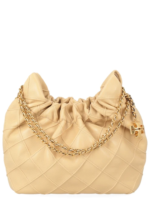 Tory Burch Mini Bag in Vanilla-Colored Nappa Leather | H-Brands