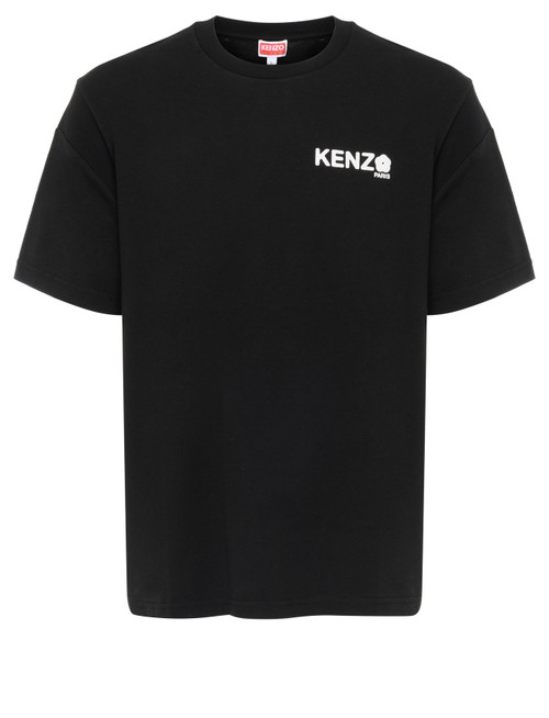 Kenzo Boke Flower 2.0 black cotton oversized T-shirt | H-Brands