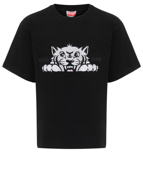 ☆Kenzo☆M'S HAPPY TIGER T-SHIRTS - FF55TS5334SG 02 114559 KENZO Happy Tiger' T-shirt in cotton | Men's | KENZO