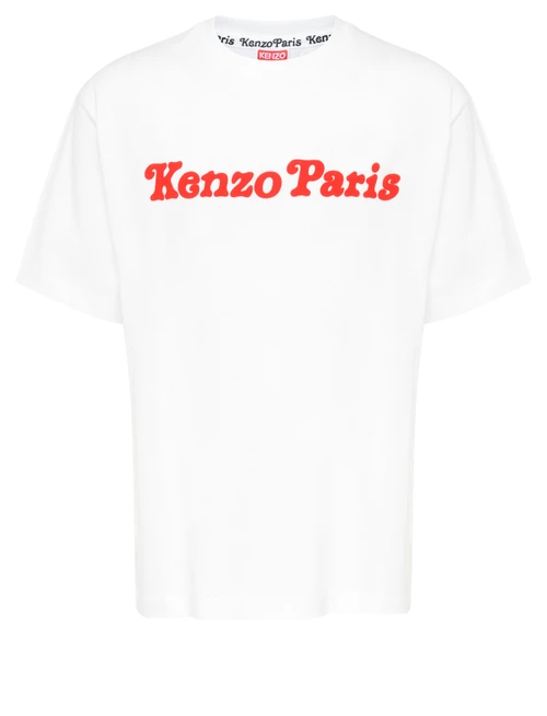 Kenzo Oversized T-Shirt Kenzo Verdi in white cotton | H-Brands