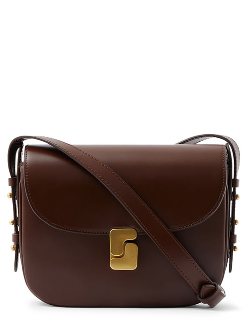 Borsa Soeur Bellissima Mini in pelle marrone