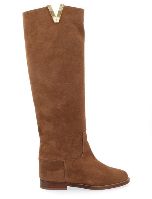 ロングブーツ VIA ROMA 15 FW24 Suede boots (3434 CAMOSCIOCOCCO) Via Roma 15: Boots Shoes and Ankle Boots PE25 SALES | H-Brands