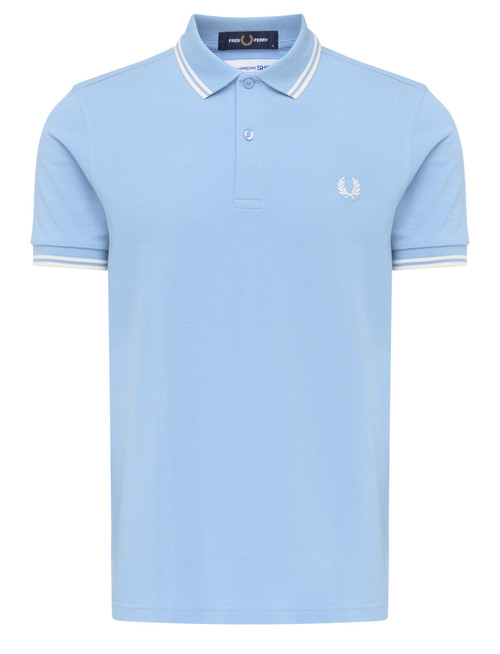 Polo Comme des Garçons Shirt x Fred Perry de algodón azul 