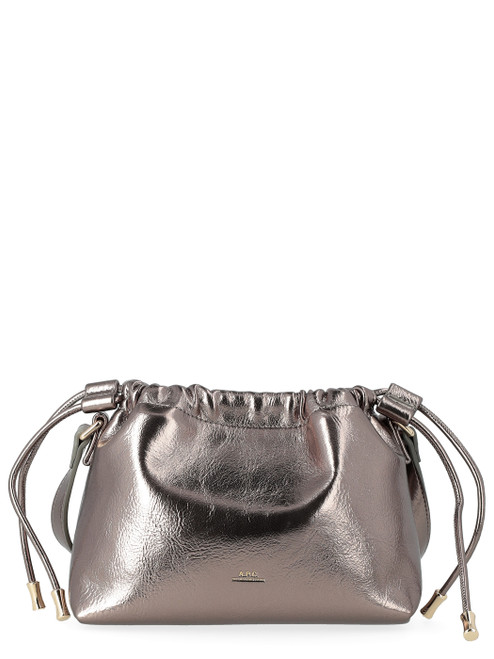 Borsa A.P.C. Ninon Mini in pelle vegana argento Borsa A.P.C. Ninon Mini in pelle vegana argento