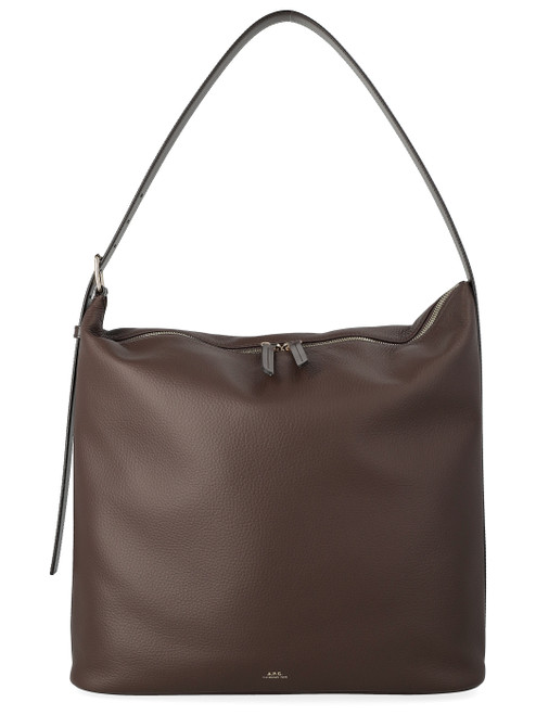 Borsa A.P.C. Vera Maxi in pelle color marrone  Borsa A.P.C. Vera Maxi in pelle color marrone