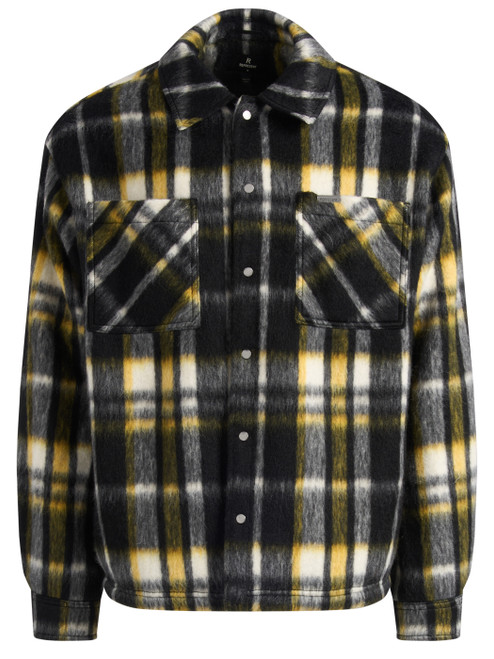 Giacca Represent Textured Overshirt in ecopelliccia nera