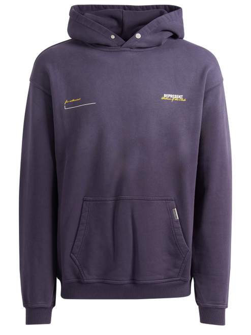 Felpa Represent Patron Of The Club in cotone viola