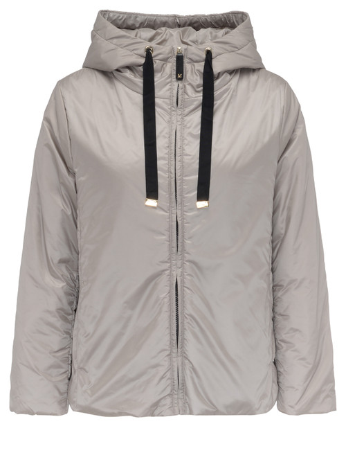 Max Mara the Cube☆ GREENH パデッド ナイロンジャケット Max Mara The Cube Greenh Jacket in Light Gray Canvas | H-Brands