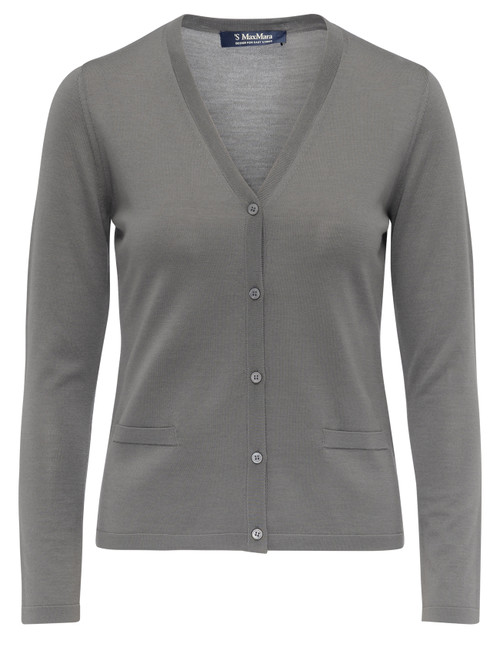 S Max Mara gray wool cardigan | H-Brands