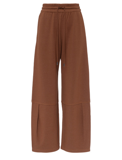 Pantalones Max Mara MM Panfilo de algodón marrón Pantalones Max Mara MM Panfilo de algodón marrón