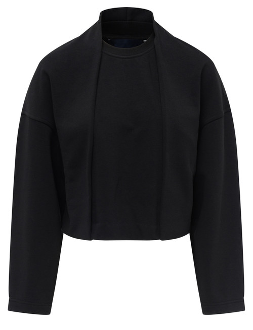 Felpa Sportmax Minnie in cotone color nera